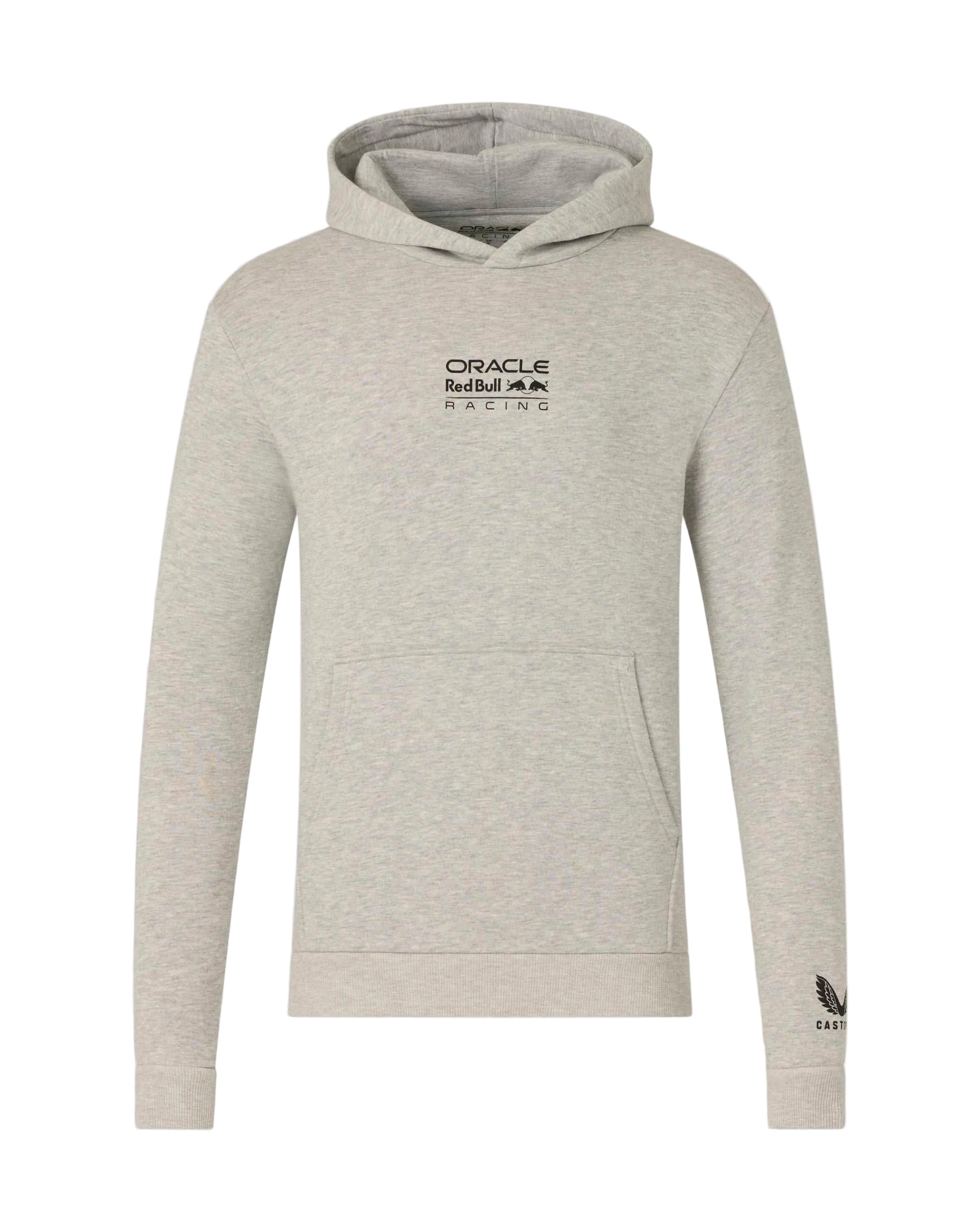 Red Bull Racing F1 Graphic Bull Hoodie - Grey Marl Hoodies Red Bull Racing