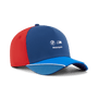 BMW "M" Motorsports MMS Baseball Hat - Blue/White/Black Hats BMW Motorsports Blue