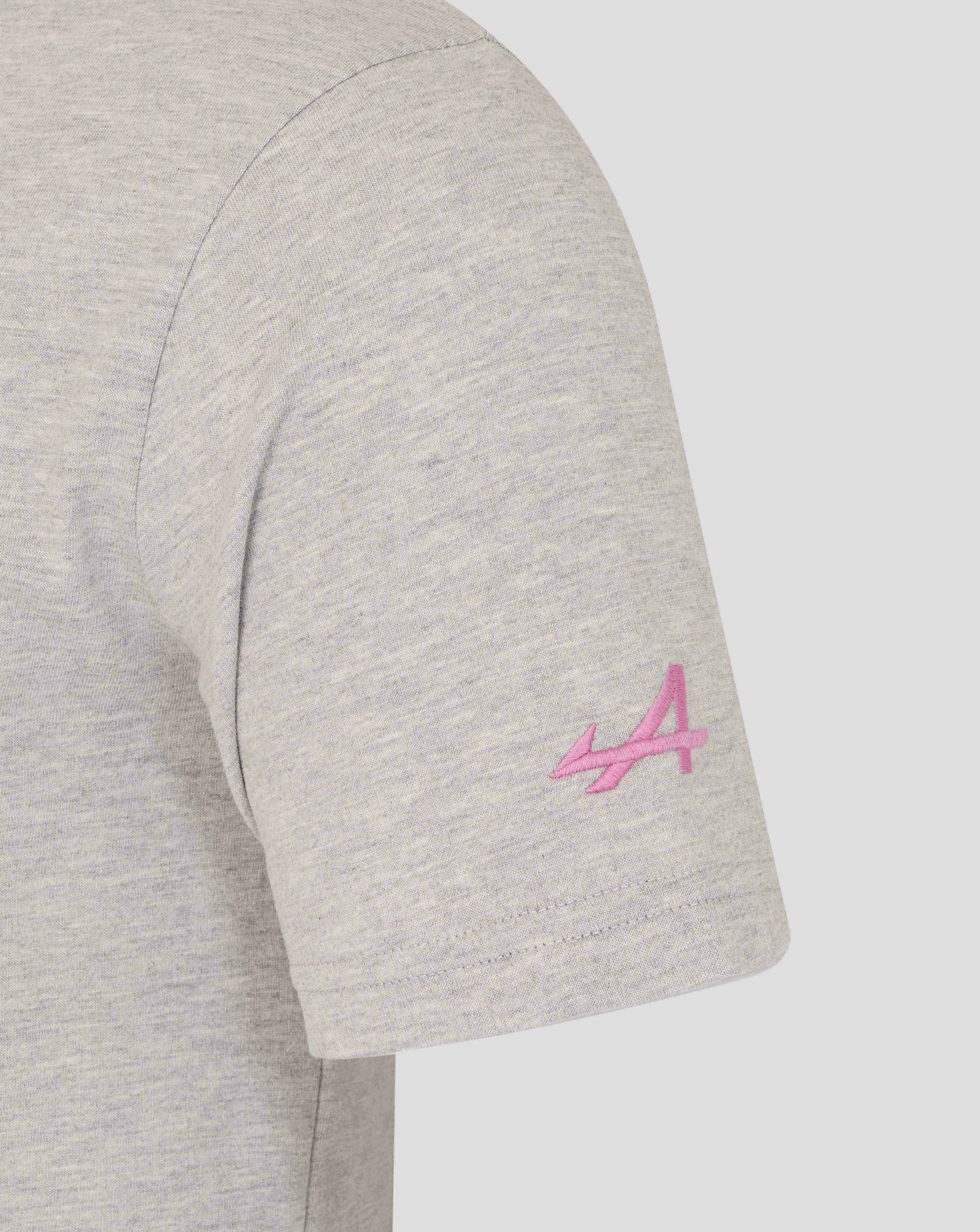 Alpine Racing F1 'A' Graphic T-Shirt - Grey T-shirts Alpine