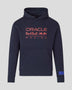 Red Bull Racing F1 Large Front Logo Hoodie - Night Sky/Blue/Grey Marl Hoodies Red Bull Racing XS Navy