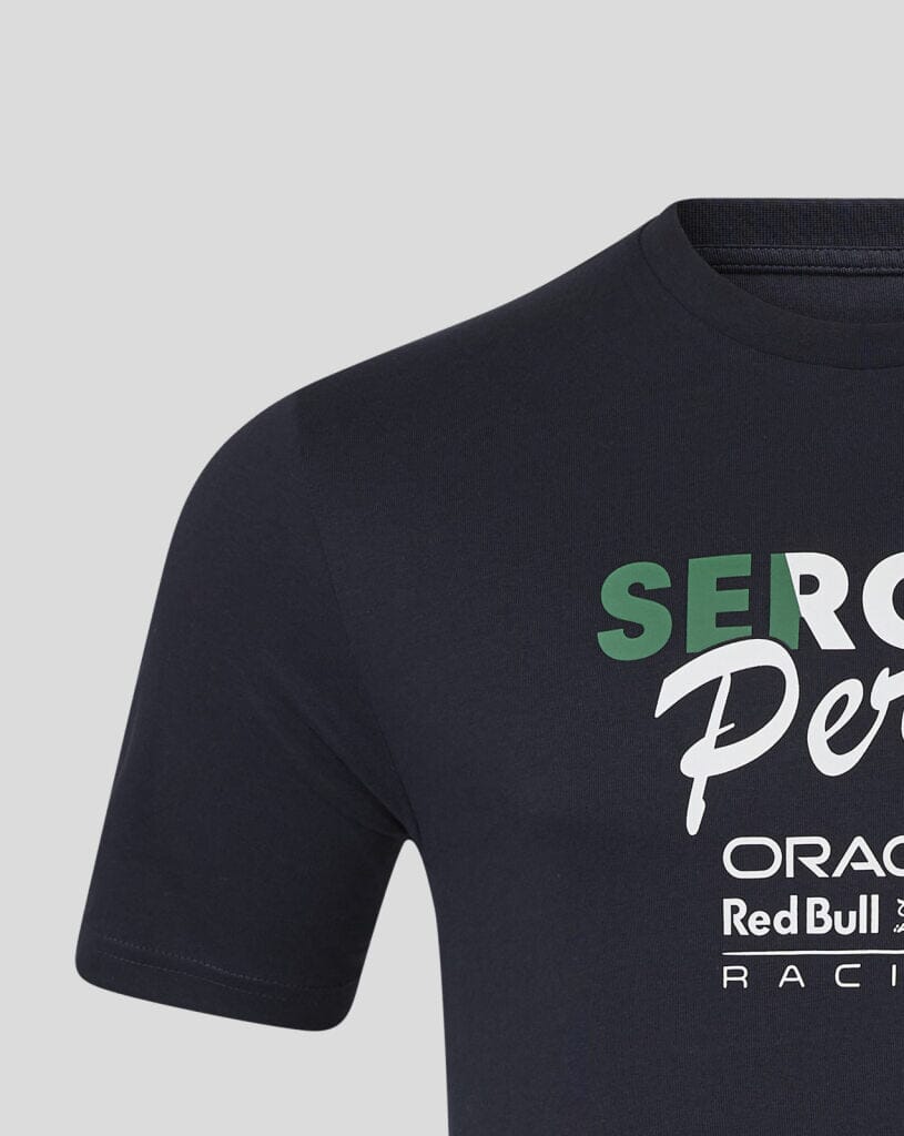 Red Bull Racing F1 Sergio "Checo" Perez Flag T-Shirt - White/Navy T-shirts Red Bull Racing