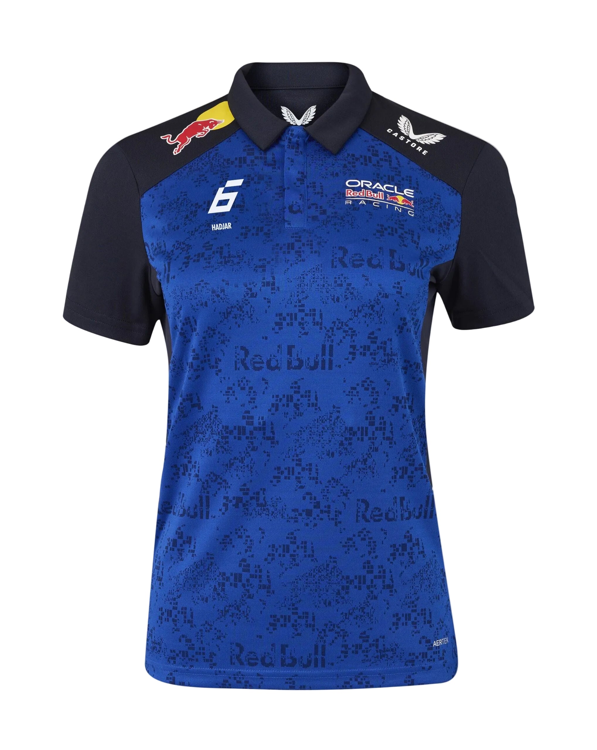 Red Bull Racing F1 Women's 2026 Isack Hadjar Team Polo Shirt- Blue Polos Red Bull Racing