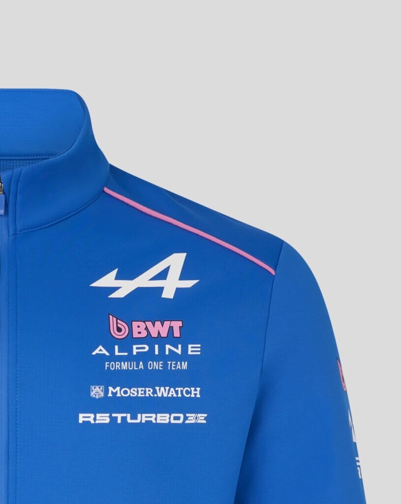 Alpine Racing F1 2026 Team Softshell Jacket - Lapis Blue Jackets Alpine