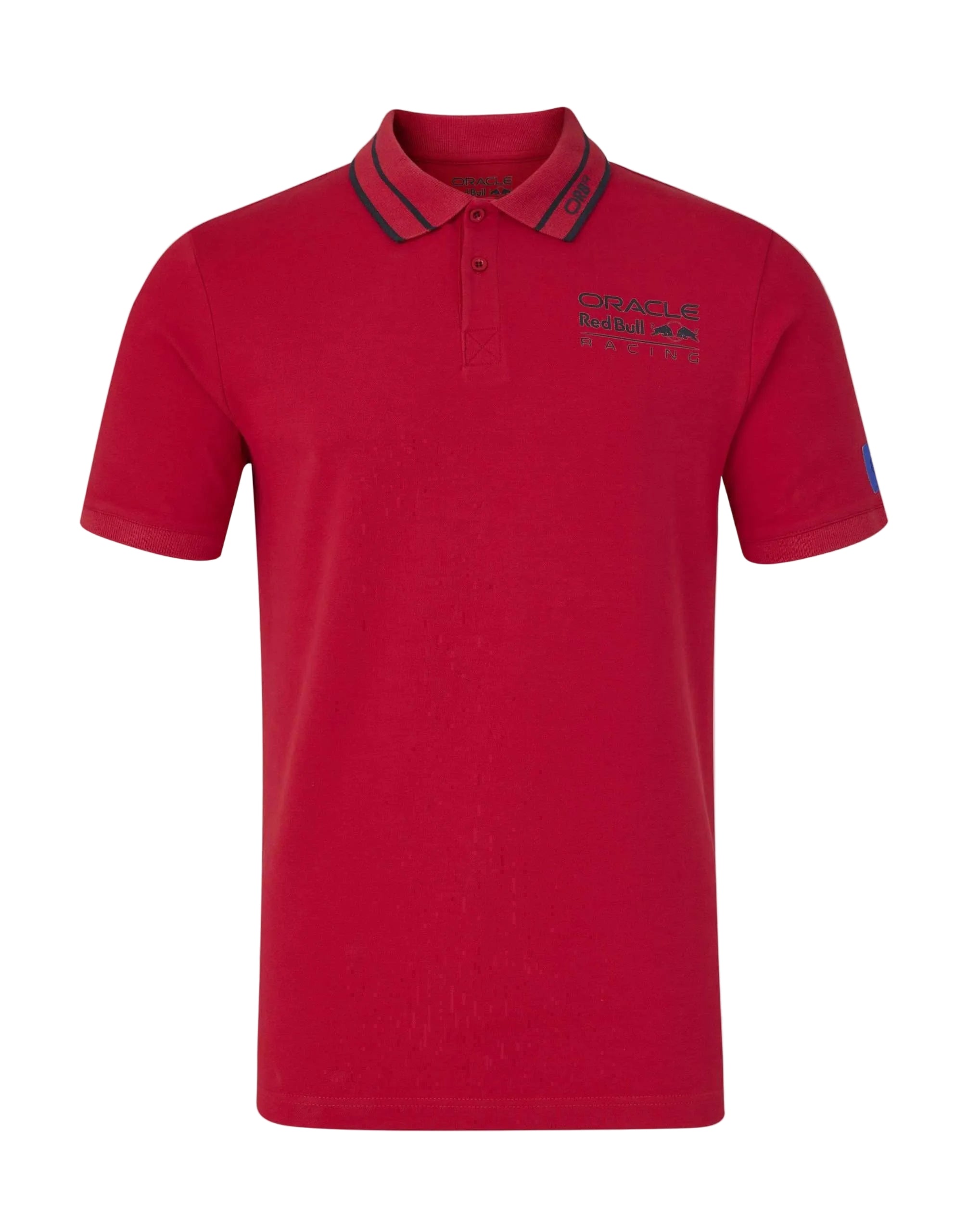 Red Bull Racing F1 Core Logo Polo - Night Sky/Chili Pepper Polos Red Bull Racing XS Red
