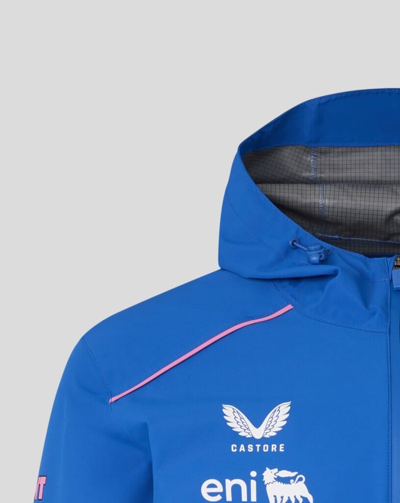 Alpine Racing F1 2026 Team Rain Jacket - Lapis Blue Jackets Alpine