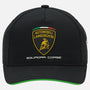 Automobili Lamborghini Squadra Corse Kids Team Hat - Youth Black Hats Automobili Lamborghini