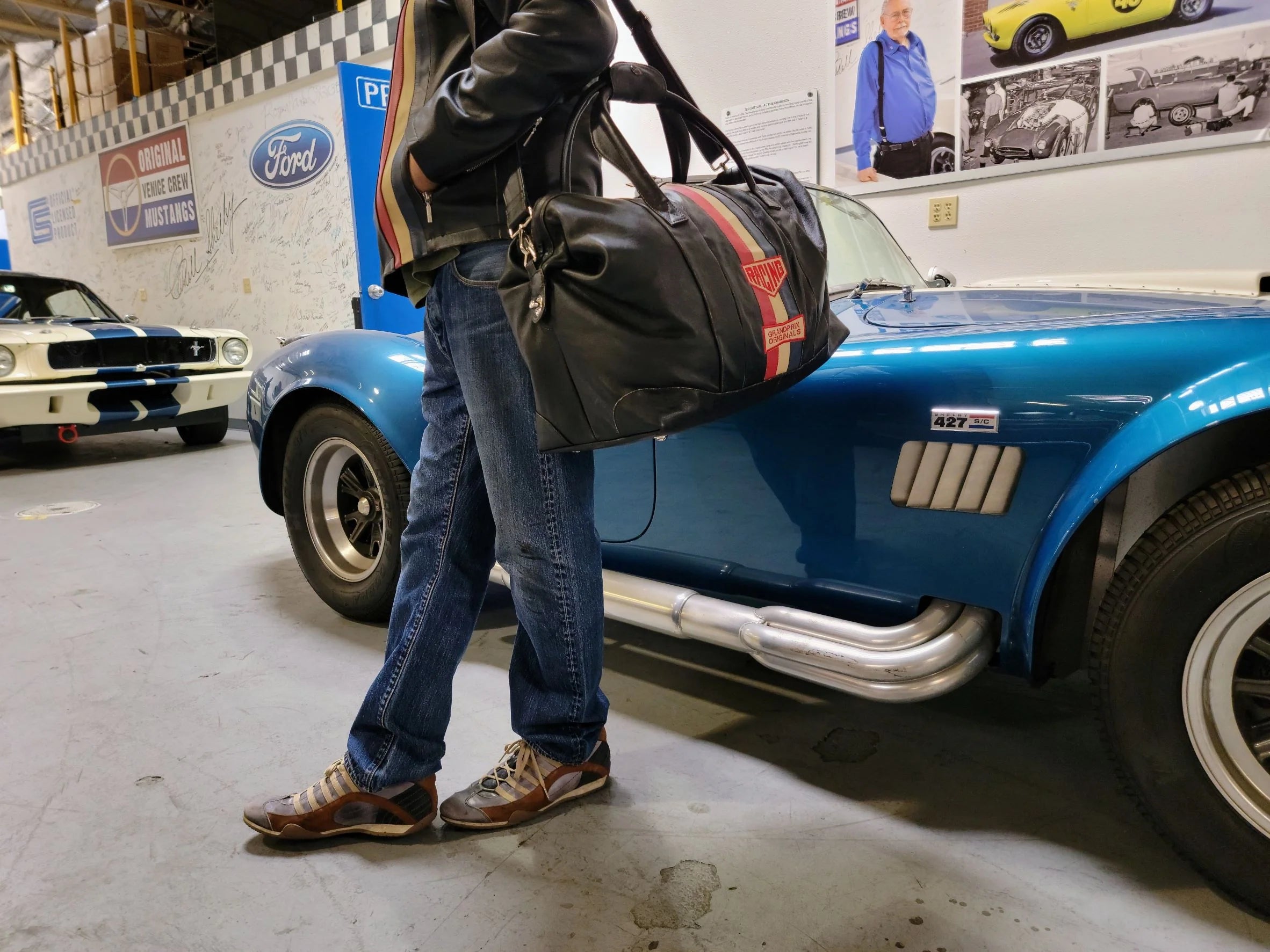 GrandPrix Originals Limited Edition Vintage Monza Large Duffel Bag Bags GrandPrix Originals USA