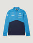 Williams Racing F1 2023 Men's Team Mid Layer Top-Blue Sweatshirt Williams Racing