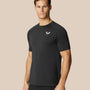 Castore Men's Mainline Flow Seamless T-Shirt - Black T-shirts Castore Mainline