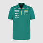 Aston Martin F1 2025 Men's Team Polo Shirt - Green Polos Aston Martin F1