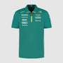 Aston Martin F1 2025 Men's Team Polo Shirt - Green Polos Aston Martin F1
