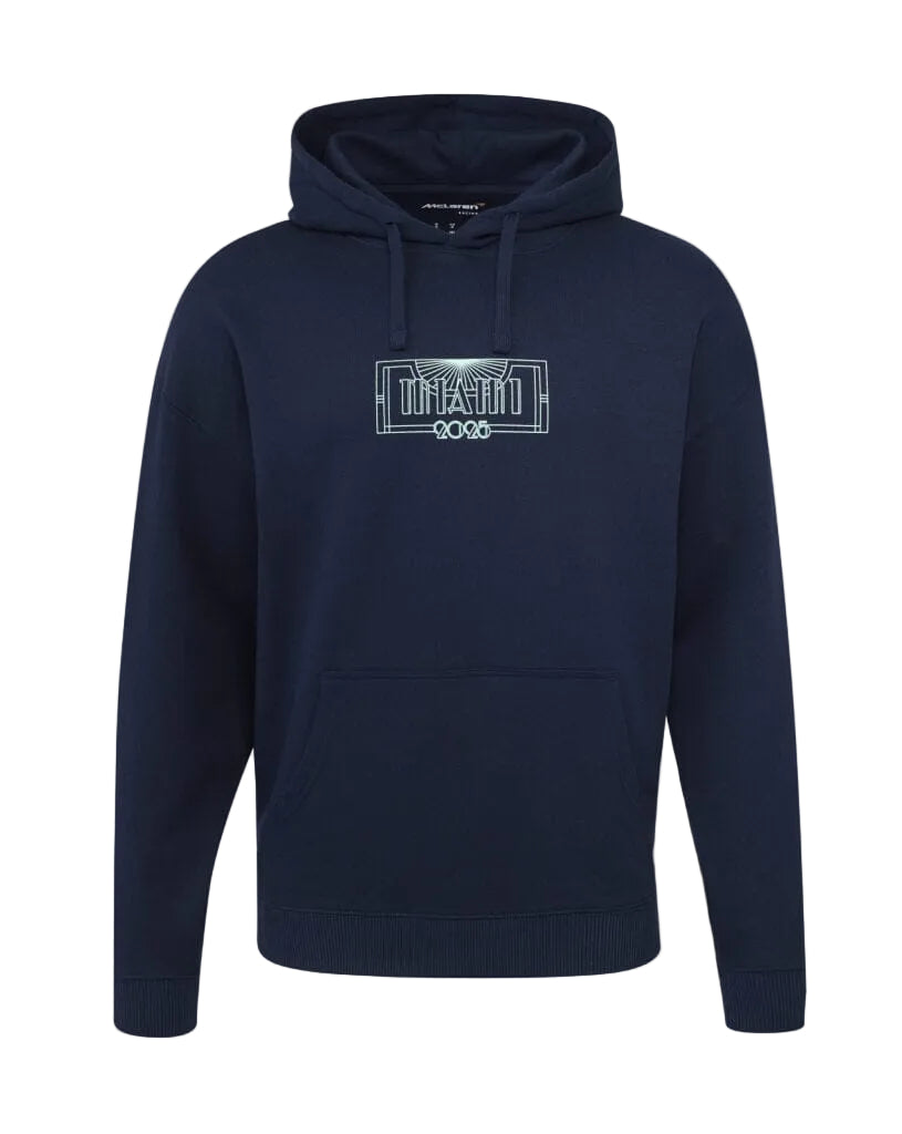 McLaren F1 Miami GP Oversized Hoodie - French Navy Hoodies McLaren-Castore