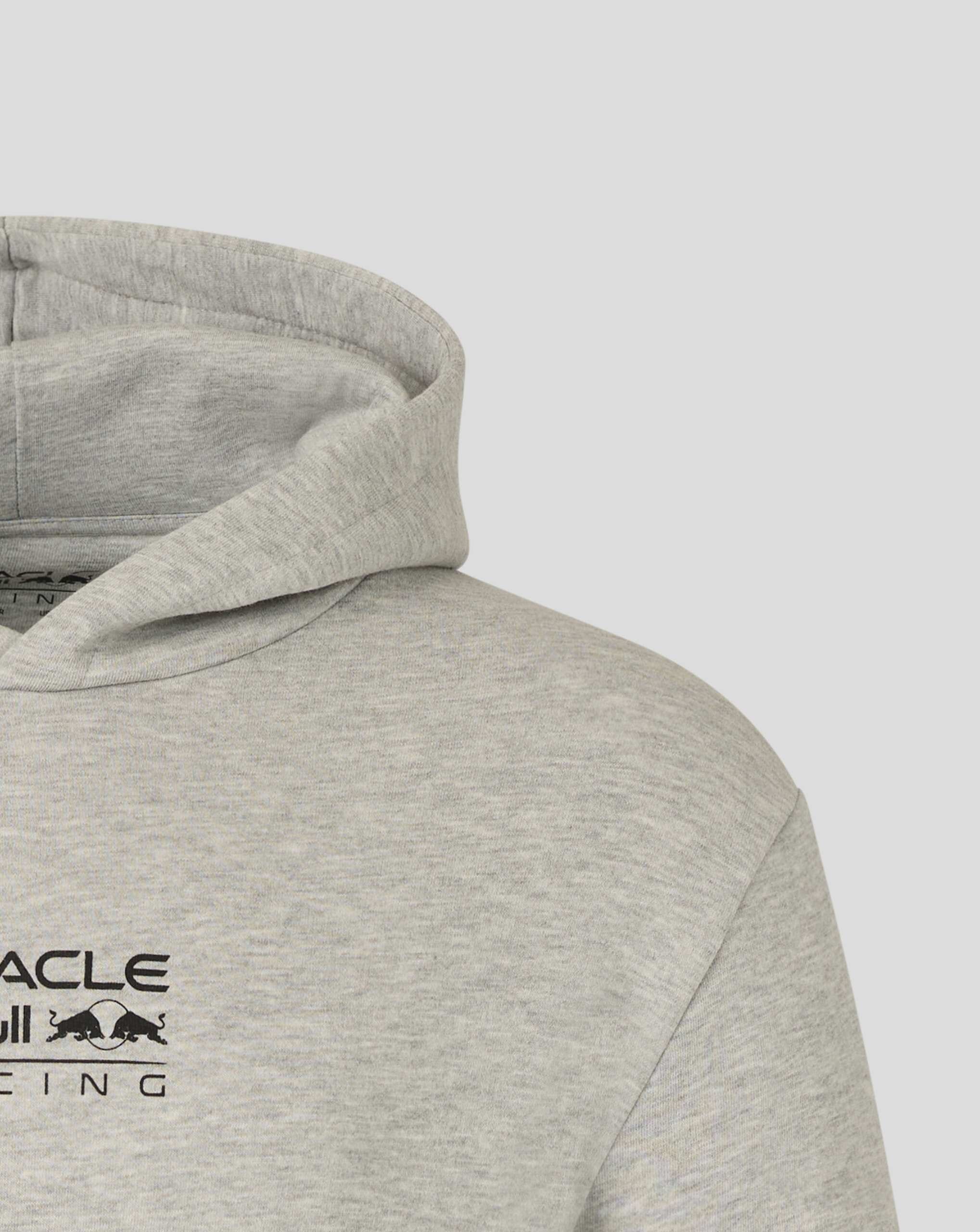 Red Bull Racing F1 Graphic Bull Hoodie - Grey Marl Hoodies Red Bull Racing
