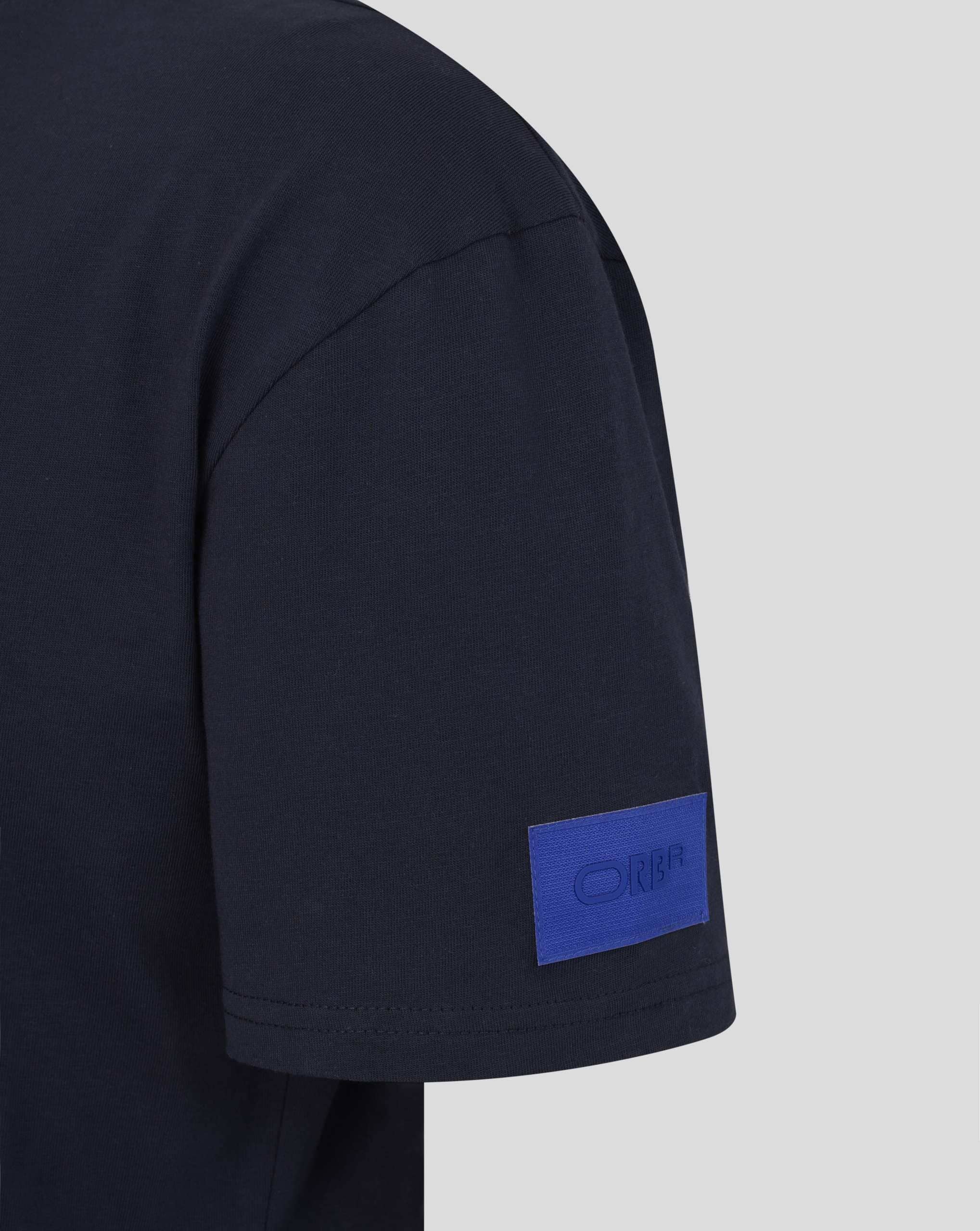 Red Bull Racing F1 Relaxed Fit Large Front Logo T-shirt - Night Sky/Chilli Pepper T-shirts Red Bull Racing