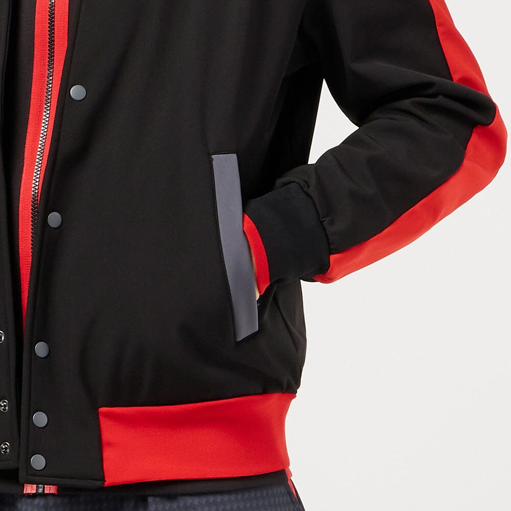 Ducati x Macron Men's Warmup College Jacket - Black Jackets Ducati