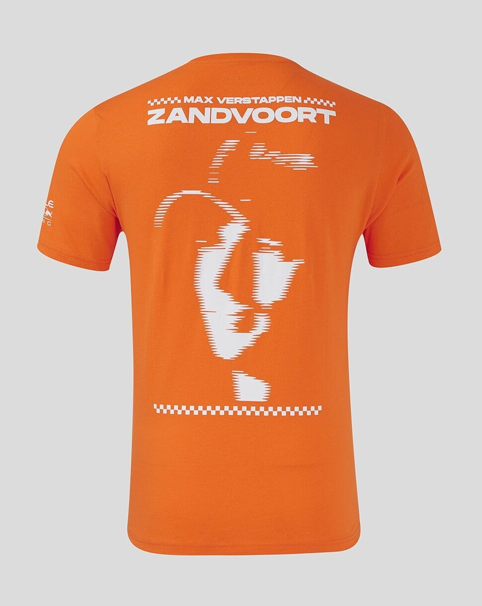 Red Bull Racing F1 Max Verstappen Special Edition Zandvoort Netherlands T-Shirt- Orange T-shirts Red Bull Racing