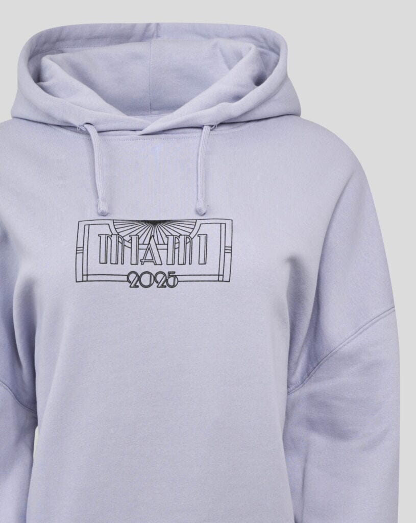 McLaren F1 Women's Miami GP Race Hoodie -Lavender Hoodies McLaren-Castore