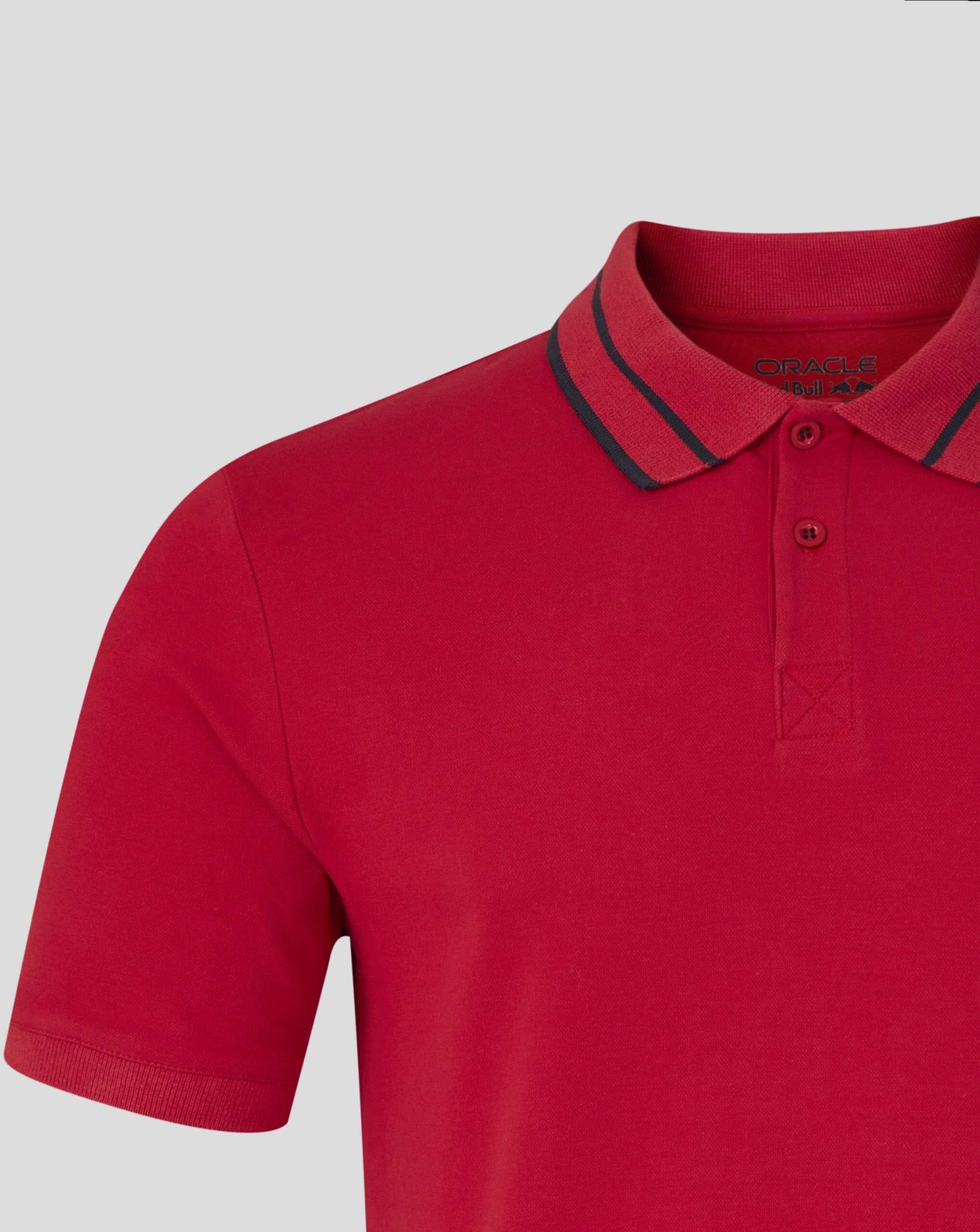 Red Bull Racing F1 Core Logo Polo - Night Sky/Chili Pepper Polos Red Bull Racing