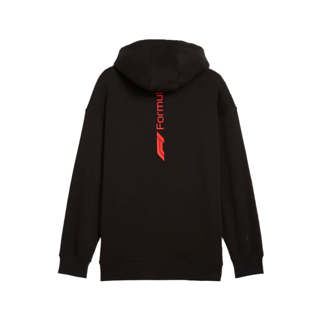 Formula 1 Tech Relaxed Essential Hoodie - Black/Red Hoodies Formula 1