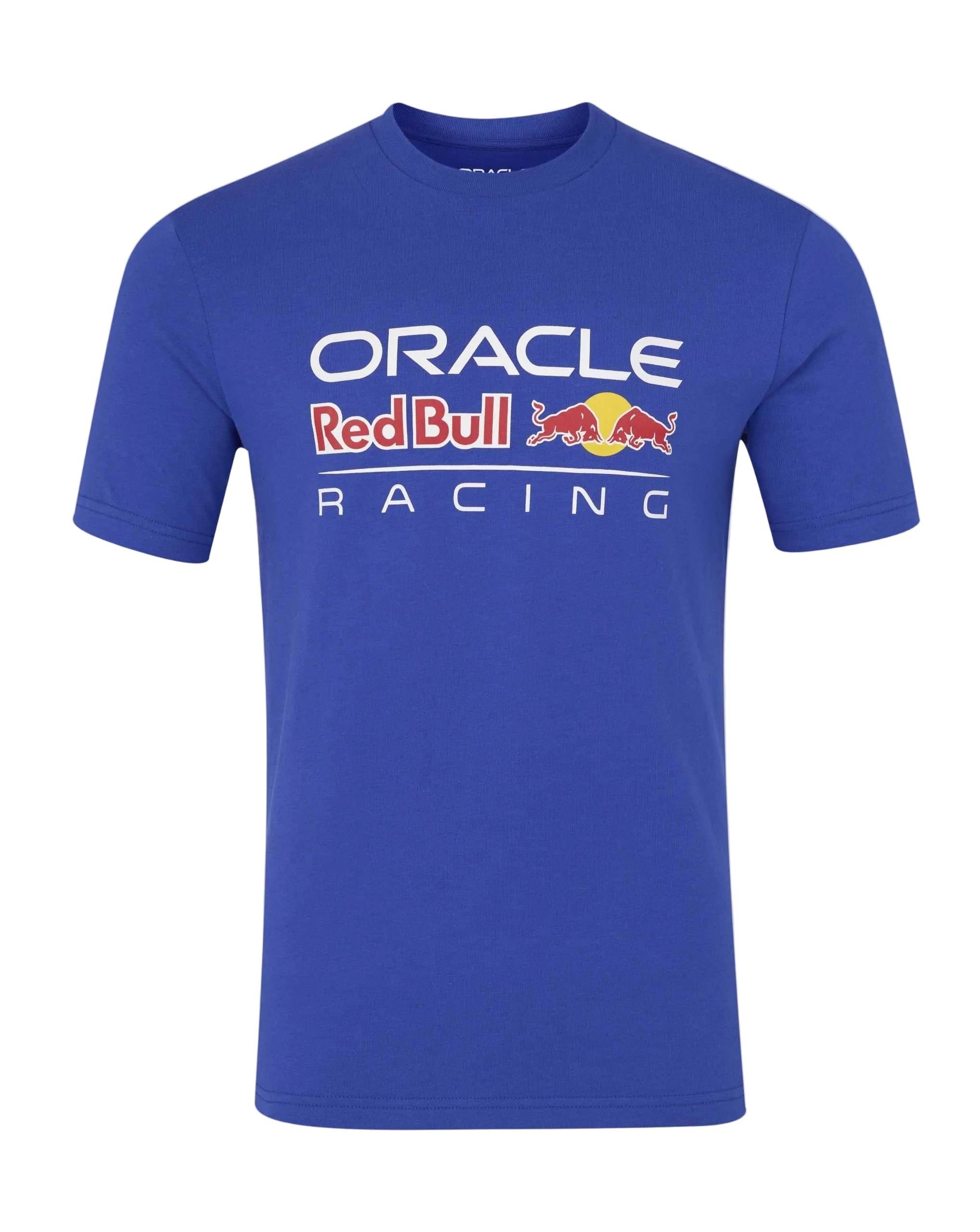 Red Bull Racing F1 Large Front Logo T-shirt - Grey Marl/Blue T-shirts Red Bull Racing XS Blue