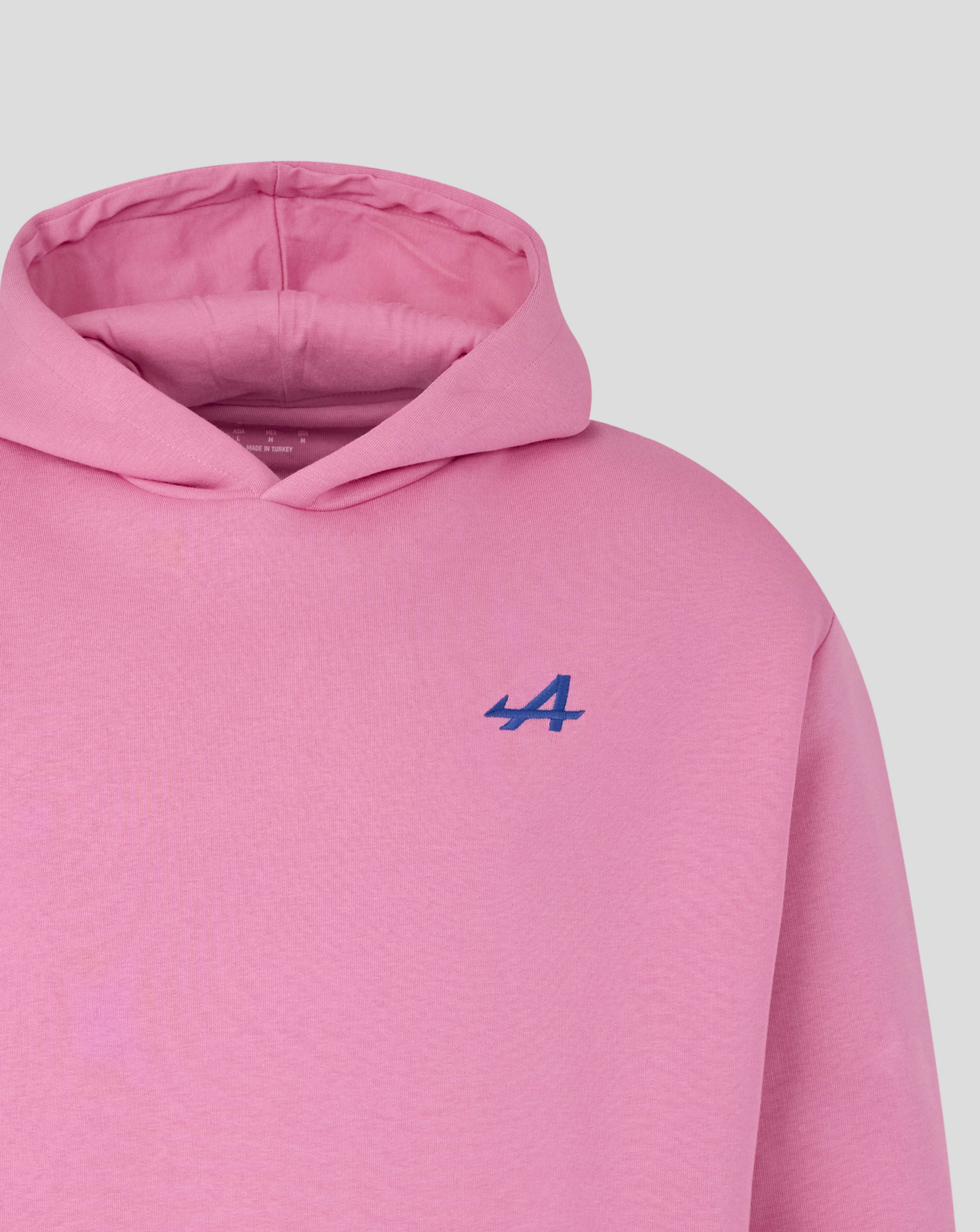 Alpine Racing F1 Relaxed Fit Pullover Hoodie - Wild Orchid Hoodies Alpine