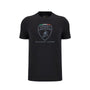 Automobili Lamborghini SC63 Hypercar Men's Sportswear T-Shirt - Black/White T-shirts Automobili Lamborghini S Black