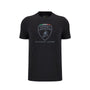 Automobili Lamborghini SC63 Hypercar Men's Sportswear T-Shirt - Black/White T-shirts Automobili Lamborghini S Black