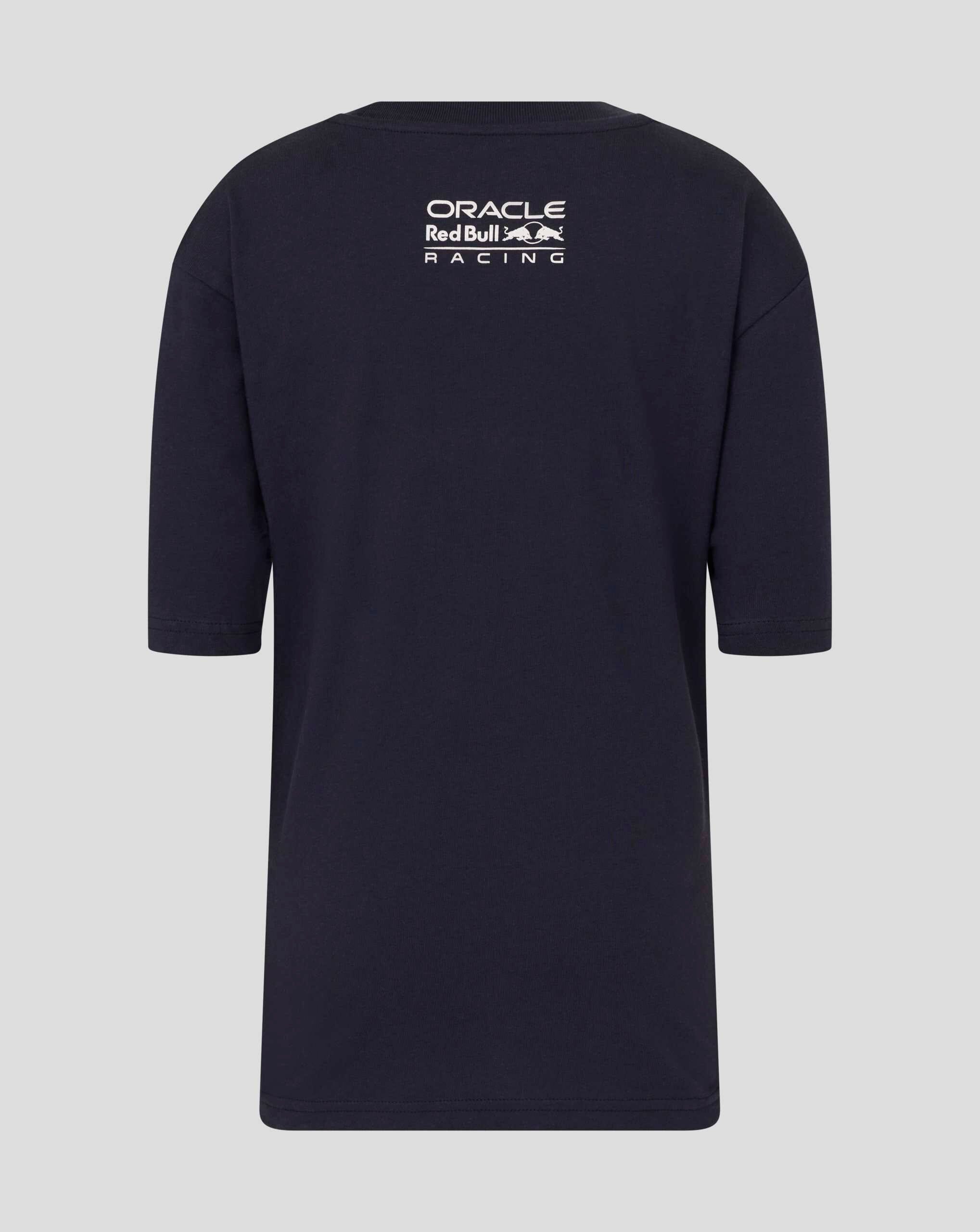 Red Bull Racing F1 Kid's Max Verstappen Front Graphic T-Shirt - Youth Navy T-shirts Red Bull Racing
