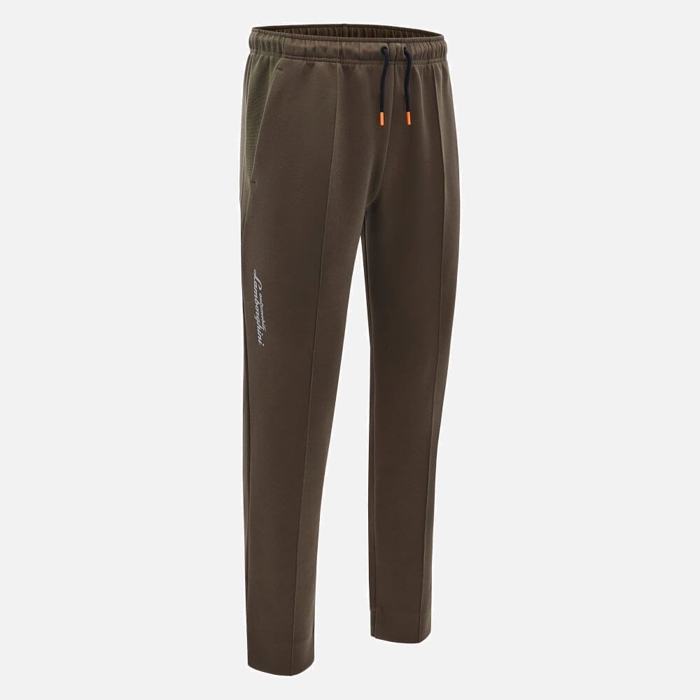 Automobili Lamborghini Men's Activewear Sports Pants - Black/Green Pants Automobili Lamborghini S Green