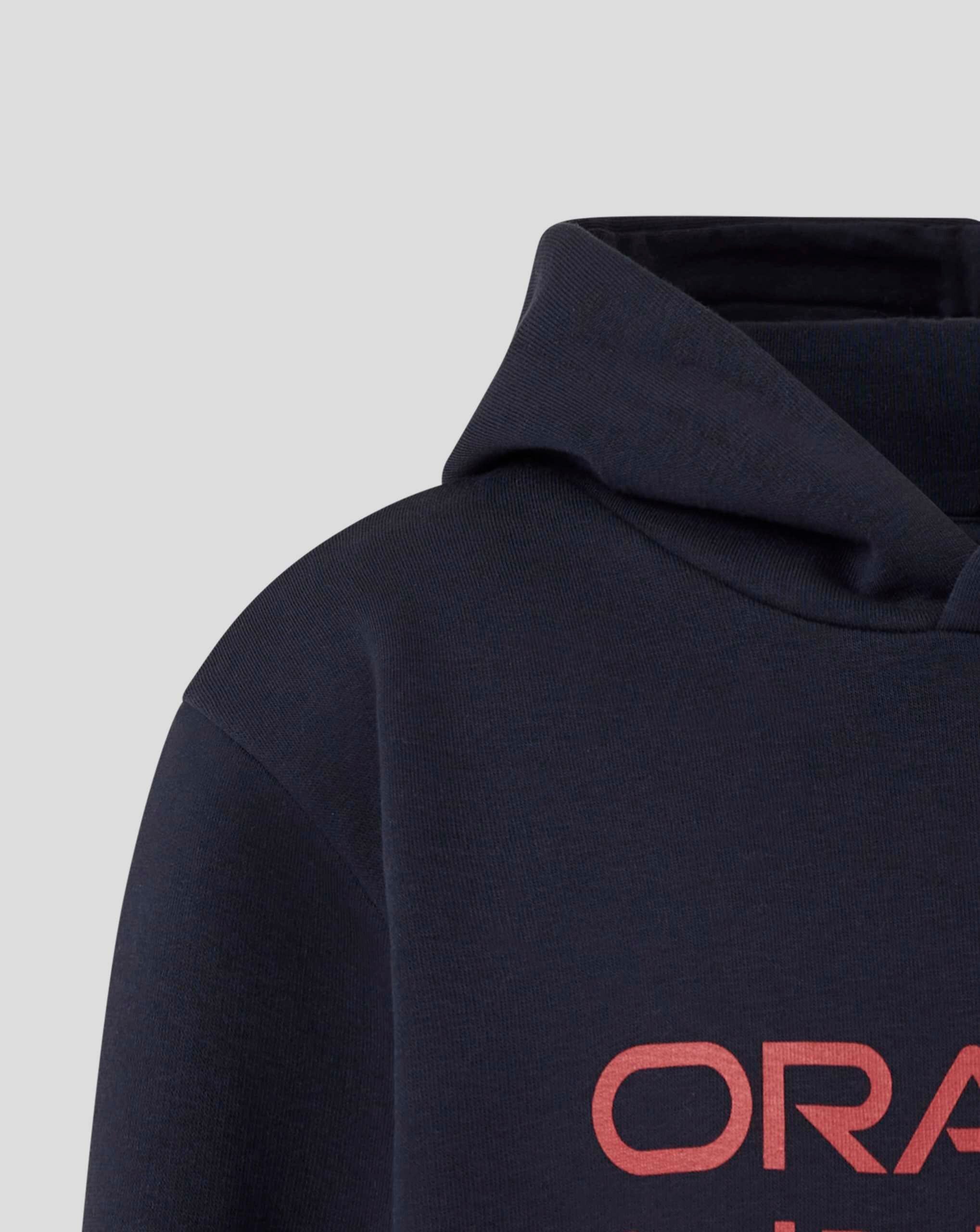 Red Bull Racing F1 Kid's Large Logo Hoodie - Youth Navy/Blue/Grey Hoodies Red Bull Racing