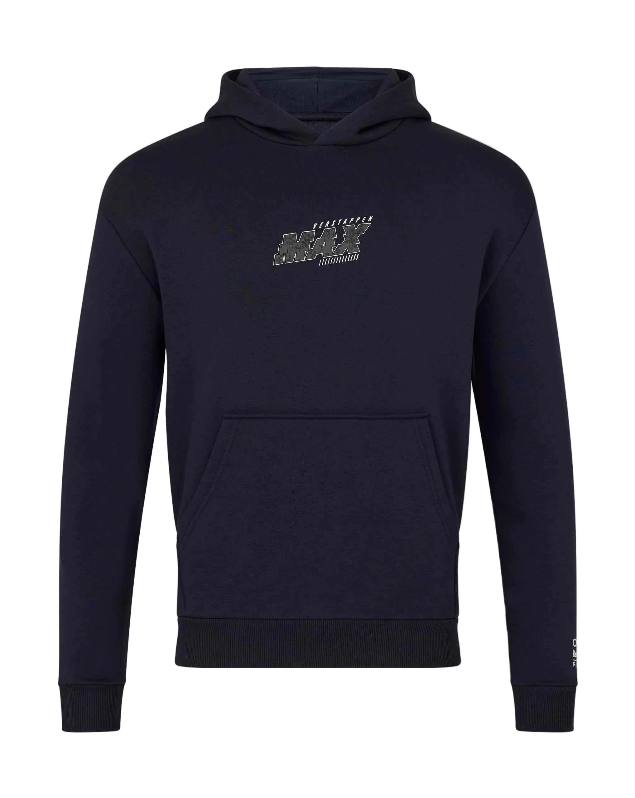 Red Bull Racing F1 Max Verstappen Pixel Graphic Pullover Hoodie - Navy Hoodies Red Bull Racing