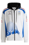 Visa Cash App RB F1 2025 Men's Full Zip Hoodie - White Hoodies Visa Cash App RB