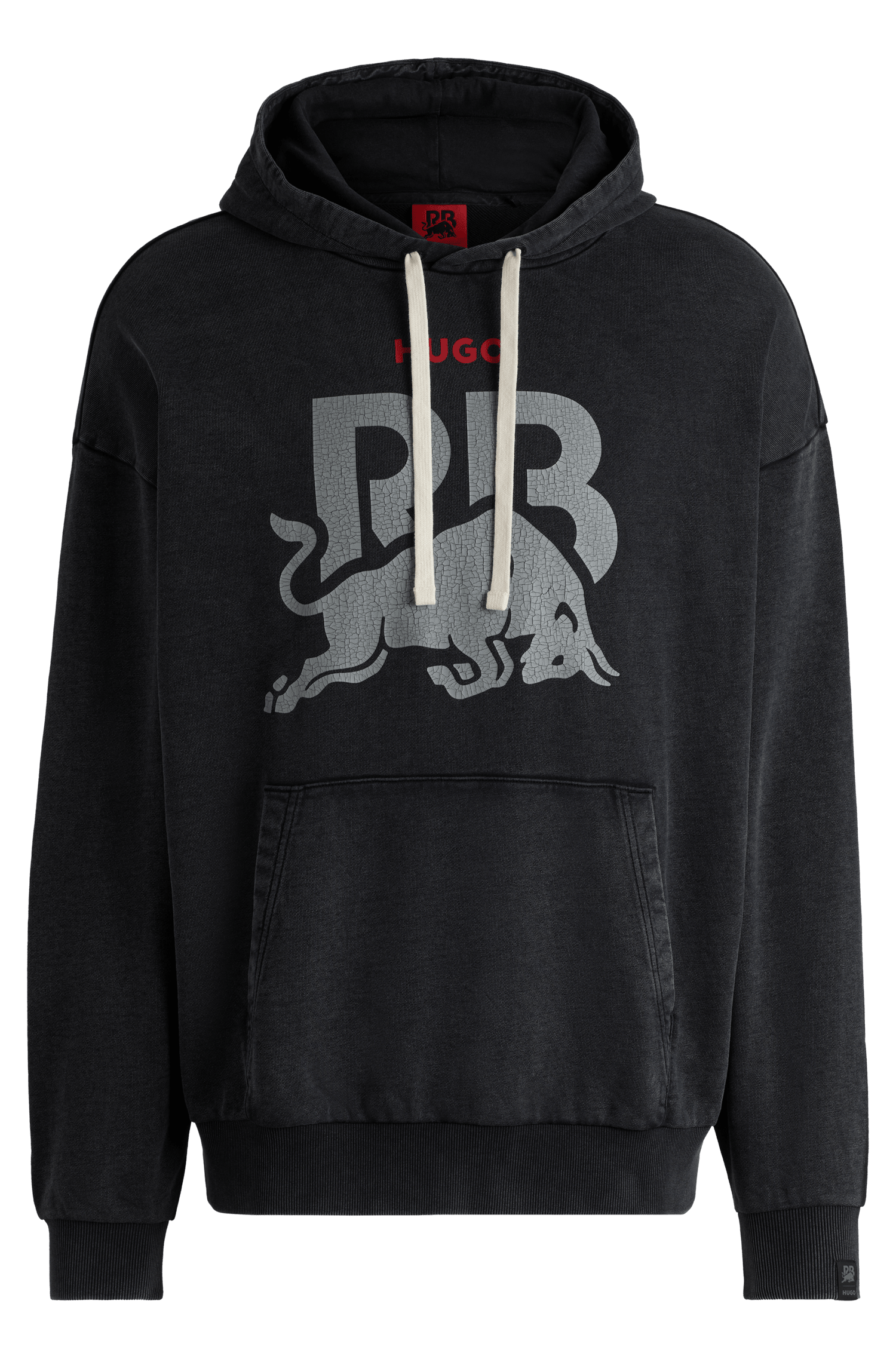 Visa Cash App RB F1 Fanwear Washed Hoodie - Black/Blue Hoodies Visa Cash App RB S Black