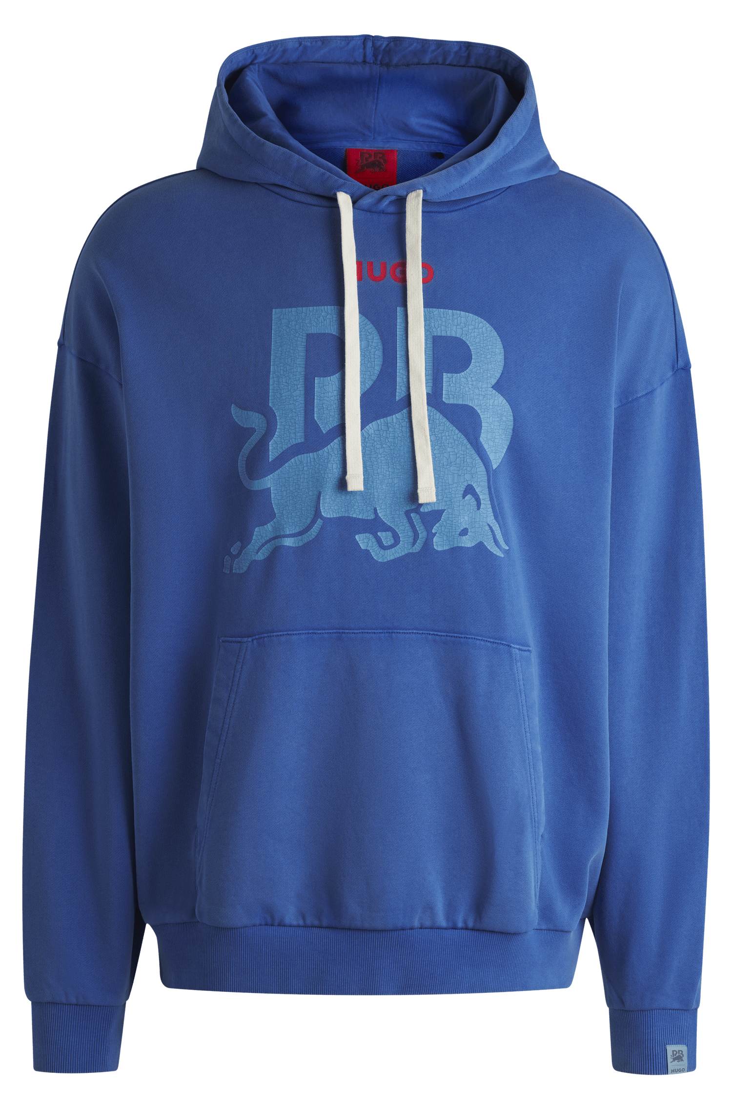 Visa Cash App RB F1 Fanwear Washed Hoodie - Black/Blue Hoodies Visa Cash App RB S Blue
