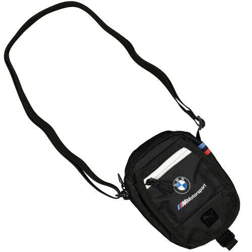 BMW Motorsport Puma Portable Small Shoulder Bag - Black Wallets BMW Motorsports