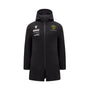 Automobili Lamborghini Squadra Corse Men's Team Parka Jacket - Black Jackets Automobili Lamborghini