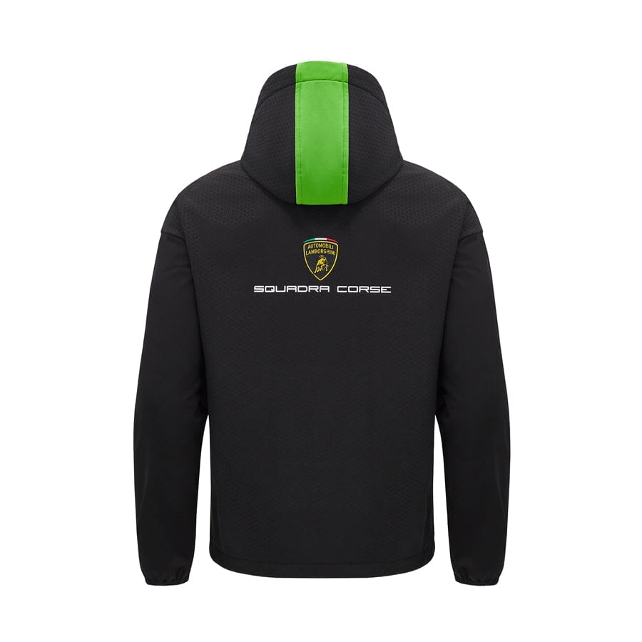 Automobili Lamborghini Squadra Corse Men's Team Softshell Jacket - Black Jackets Automobili Lamborghini