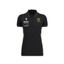 Automobili Lamborghini Squadra Corse Women's Team Polo Shirt - Black Polos Automobili Lamborghini XS Black