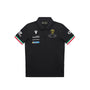 Automobili Lamborghini SC63 HyperCar Kids Team Polo Shirt - Youth Black/White Polos Automobili Lamborghini 4-6 Years Black