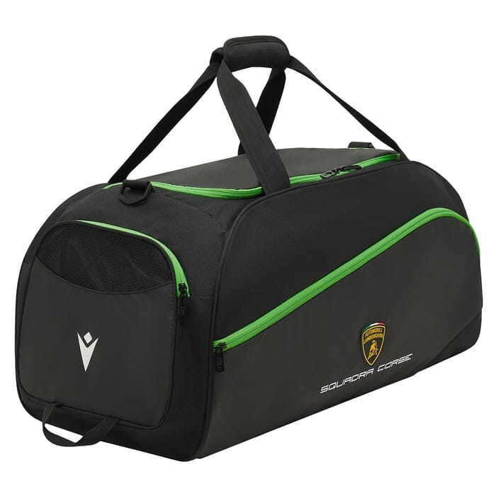 Automobili Lamborghini Squadra Corse Gym/Duffel Bag- Black Bags Automobili Lamborghini