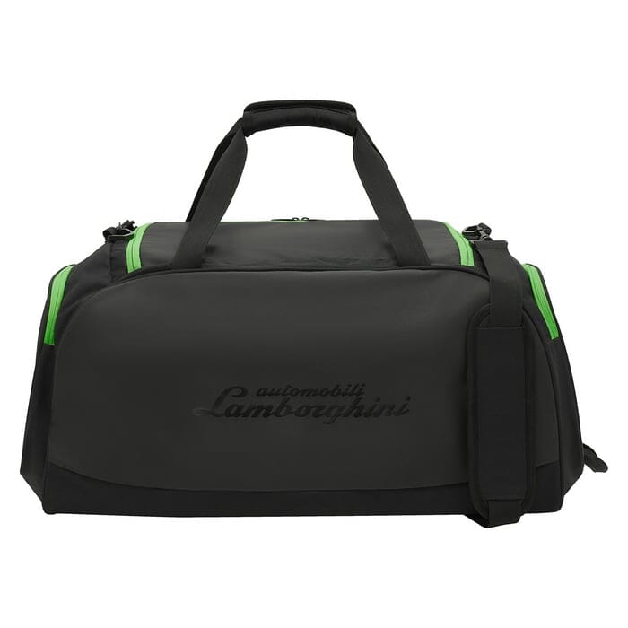 Automobili Lamborghini Squadra Corse Gym/Duffel Bag- Black Bags Automobili Lamborghini