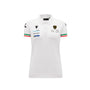 Automobili Lamborghini SC63 Hypercar Women's Team Polo Shirt - Black/White Polos Automobili Lamborghini XS White