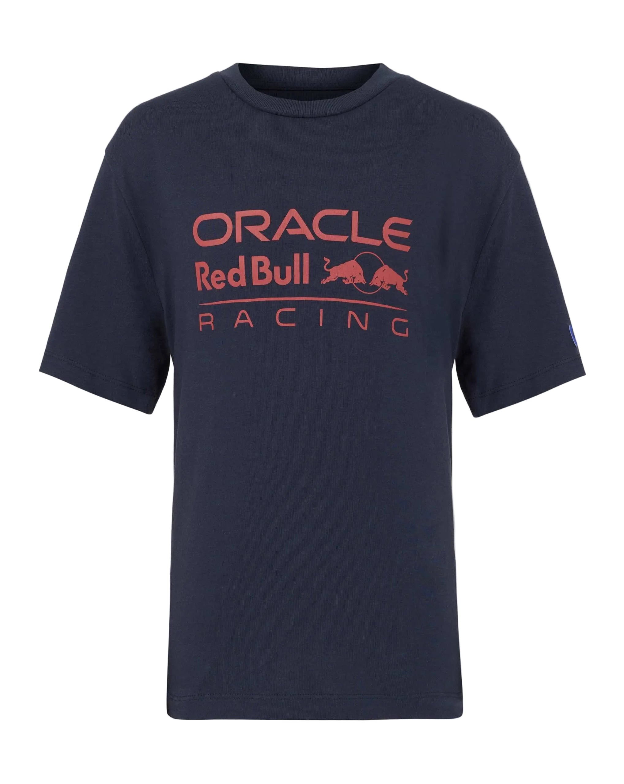 Red Bull Racing F1 Kids Relaxed Fit Large Front Logo T-shirt - Youth Navy T-shirts Red Bull Racing