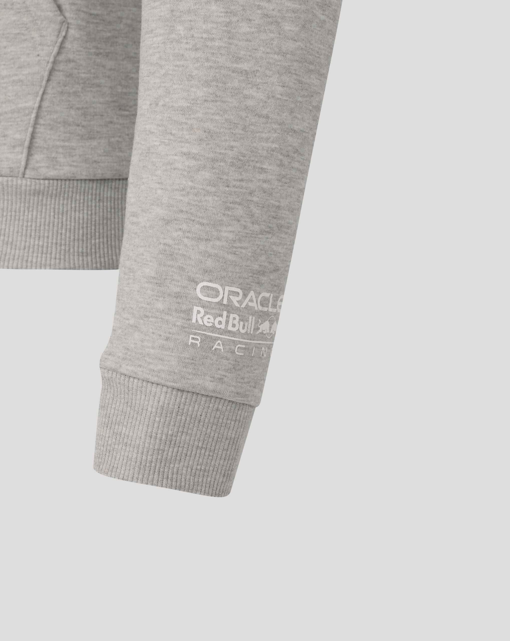 Red Bull Racing F1 Max Verstappen Sleeve Graphic Pullover Hoodie - Grey Hoodies Red Bull Racing