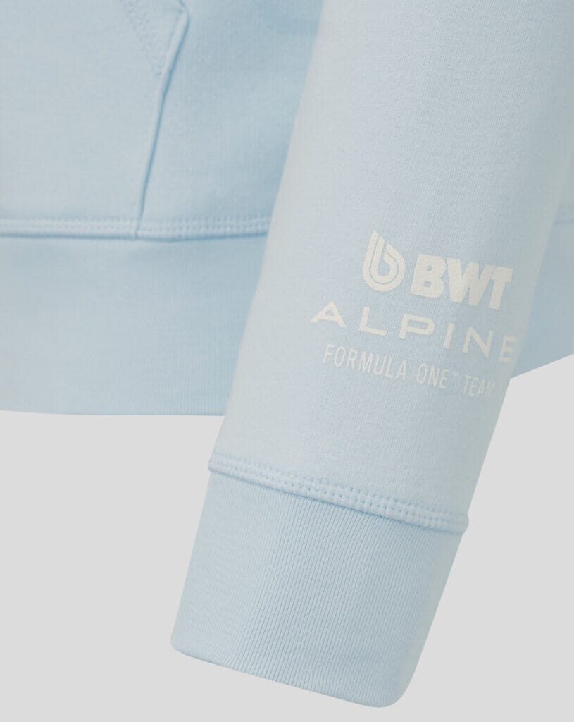 Alpine Racing F1 Franco Colapinto Relaxed Fit Hoodie - Blue Ice Hoodies Alpine