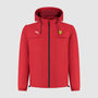 Scuderia Ferrari F1 Men's Rain Jacket -Dark Cherry/Puma Black Jackets Scuderia Ferrari XS Red