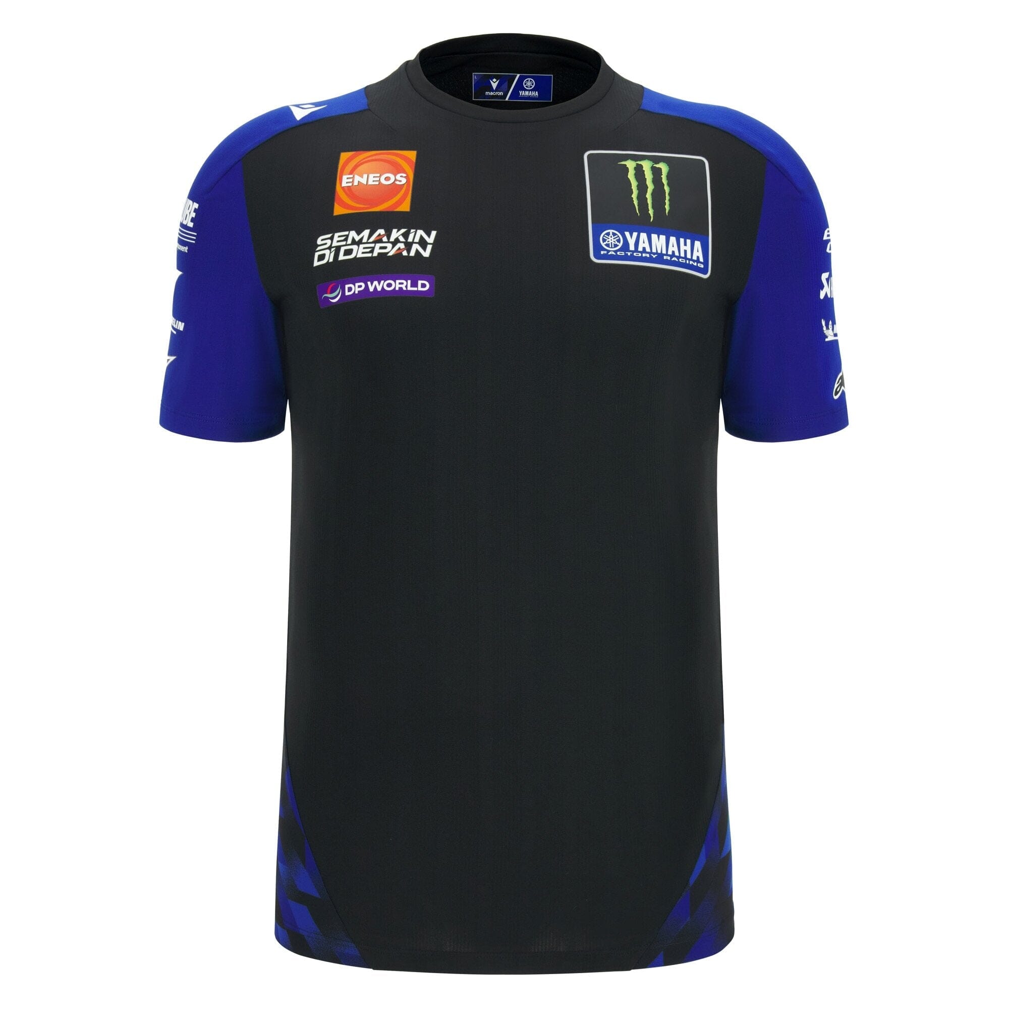 Monster Energy Yamaha 2026 Men's Team Replica T-Shirt - Black T-shirts Yamaha Racing