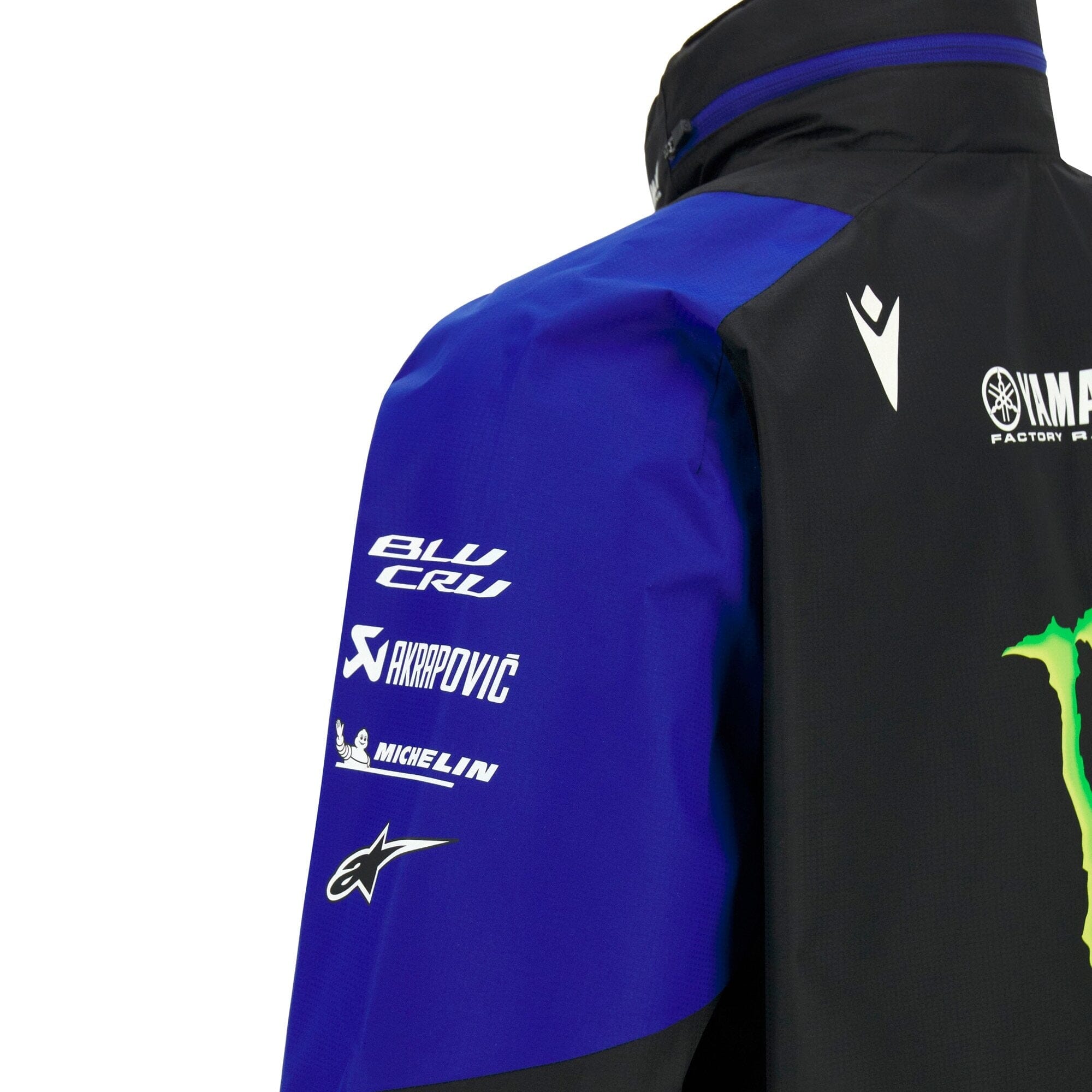 Monster Energy Yamaha Men's Team Rain Jacket - Black Jackets Yamaha Racing