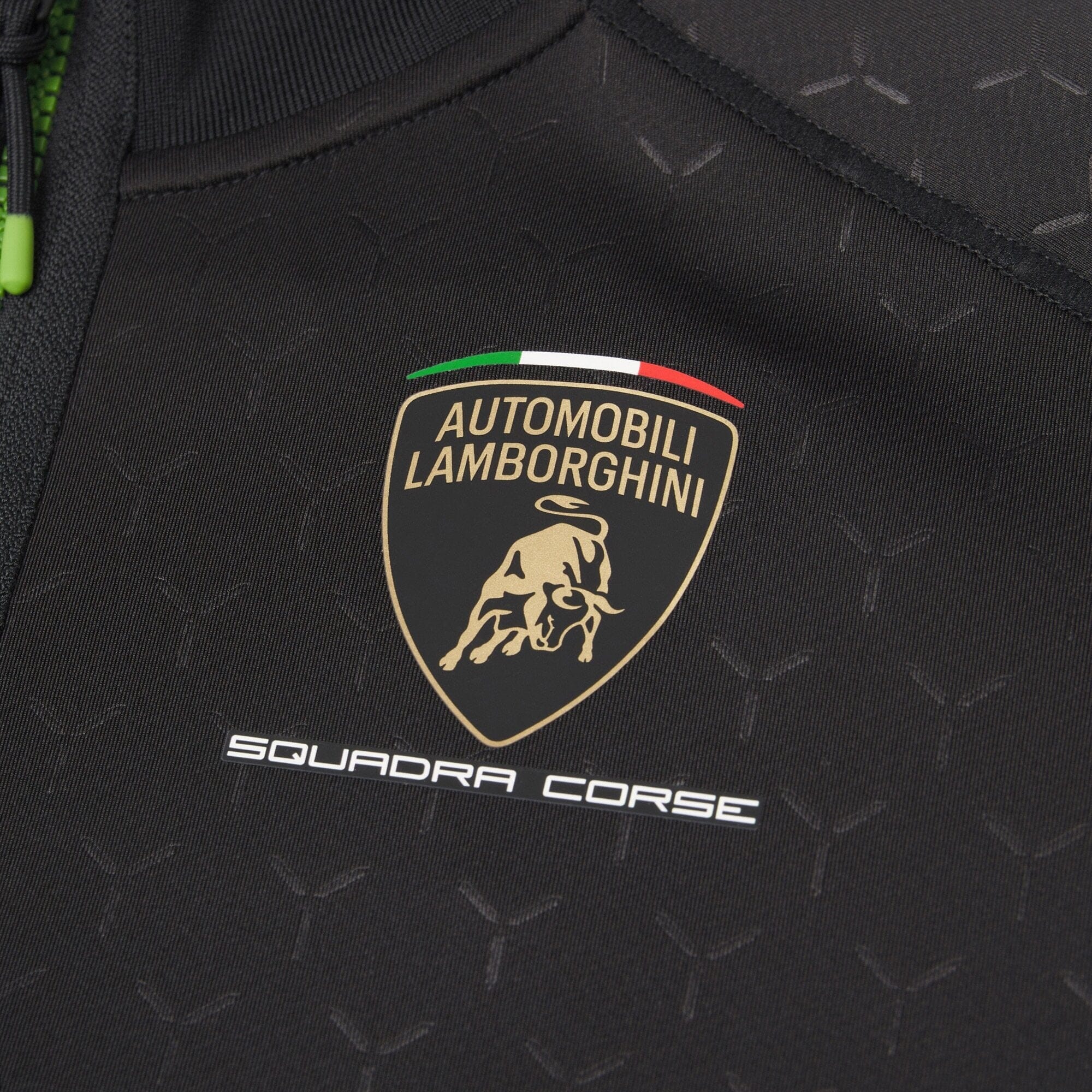 Automobili Lamborghini Squadra Corse 2026 Kids Full Zip Sweatshirt - Black Sweatshirt Automobili Lamborghini