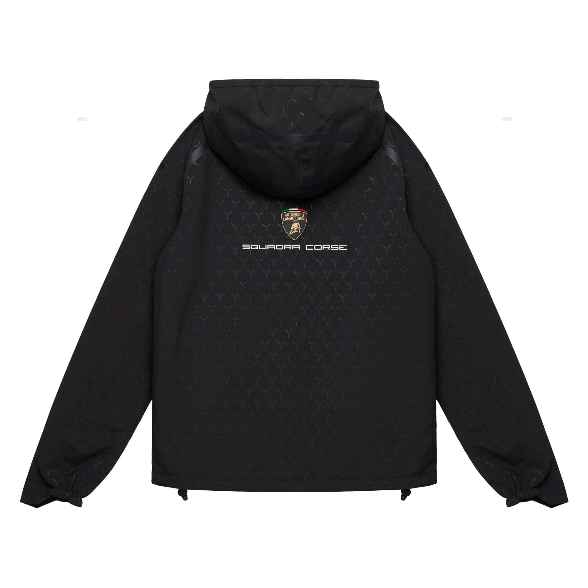 Automobili Lamborghini Squadra Corse 2026 Kids Rain Jacket - Black Jackets Automobili Lamborghini